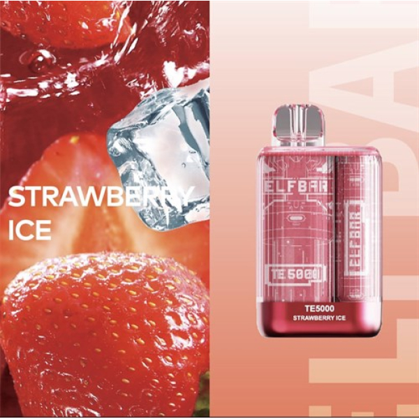 Elfbar TE5000 Strawberry Ice, 5000 тяг в Турции
