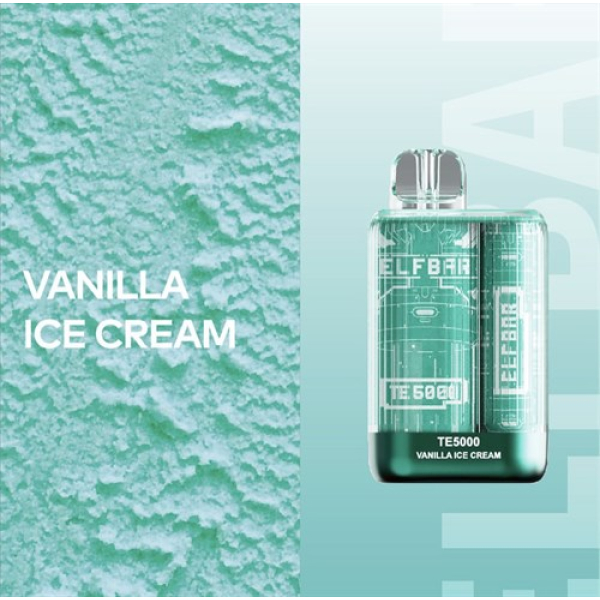 Elfbar TE5000 Vanilla Ice Cream, 5000 тяг в Турции