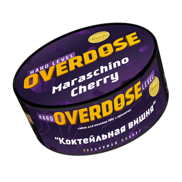 Табак Overdose Maraschino Cherry (Коктейльная вишня) 100 гр в Турции