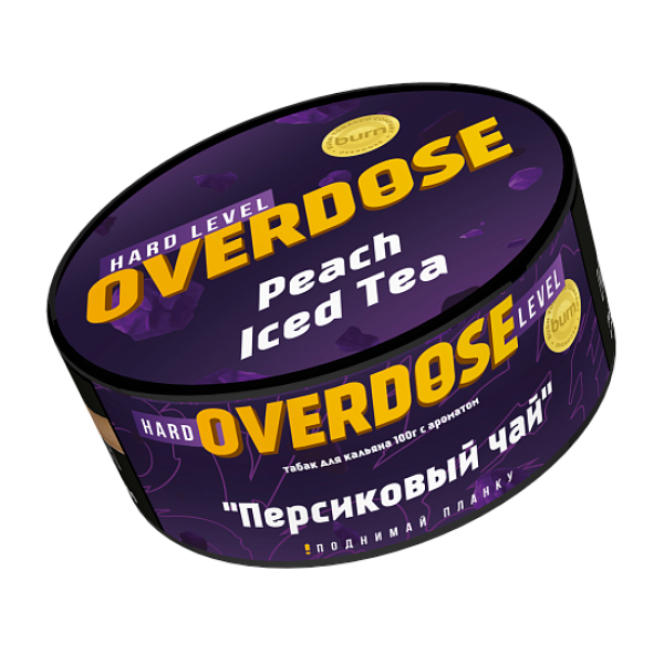 Табак Overdose Peach Iced Tea (Персиковый чай) 100 гр в Турции