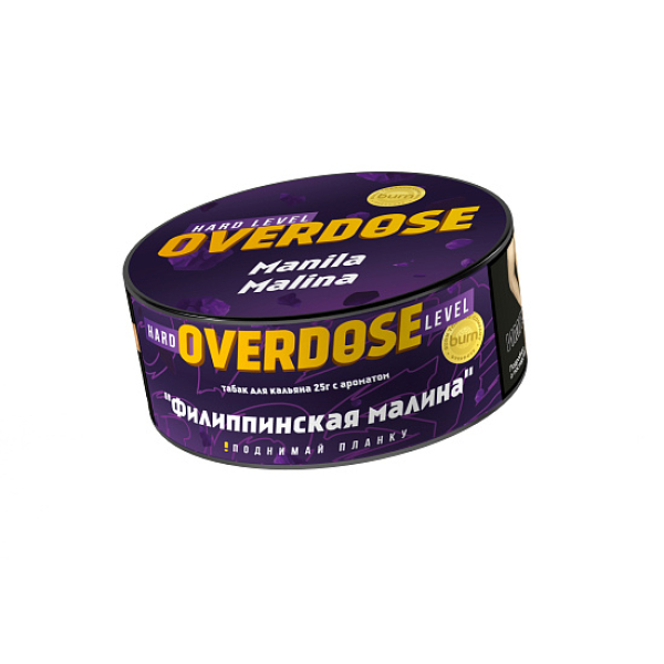 Табак Overdose Manila Malina (Филиппинская малина) 25 гр в Турции