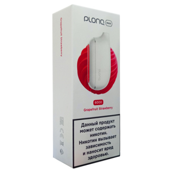 Plonq Max Grapefruit Strawberry 6000 тяг в Турции