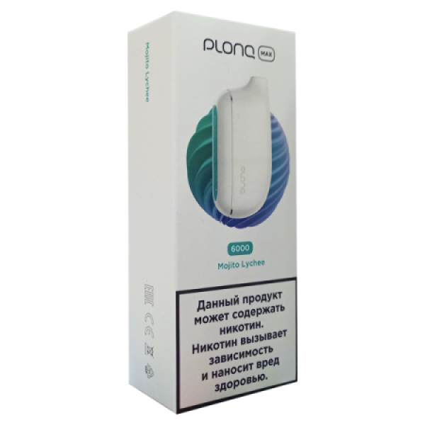 Plonq Max Mojito Lychee 6000 тяг в Турции