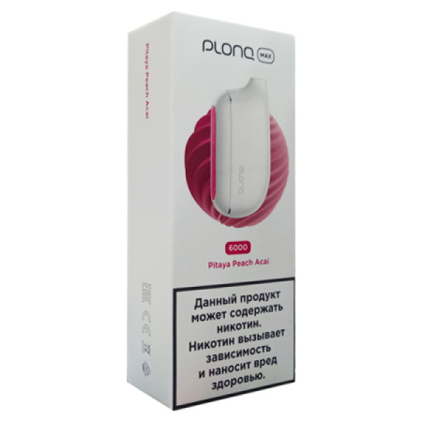 Plonq Max Pitaya Peach Acai 6000 тяг в Турции