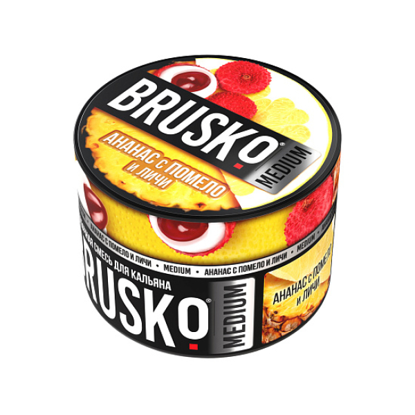 Смесь Brusko Ананас с помело и личи 50 гр в Турции