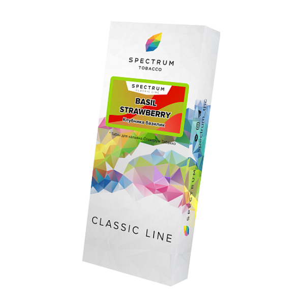 Табак SPECTRUM BASIL STRAWBERRY  100 грамм в Турции