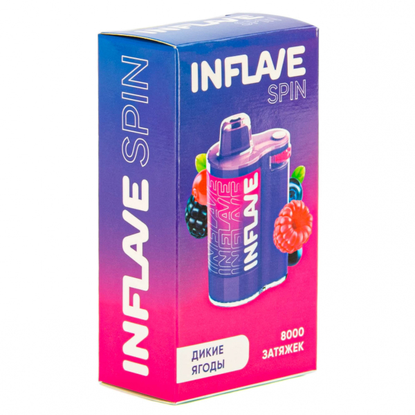 INFLAVE SPIN Дикие ягоды (8000 затяжек) в Турции