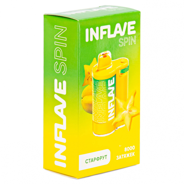 INFLAVE SPIN Старфрут (8000 затяжек) в Турции