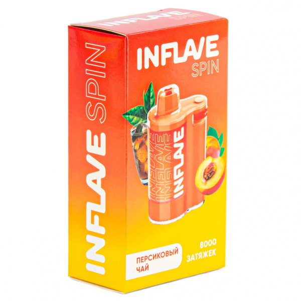 INFLAVE SPIN Персиковый чай (8000 затяжек) в Турции