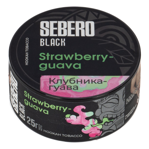 Табак Sebero Black Strawberry Guava  25 грамм в Турции