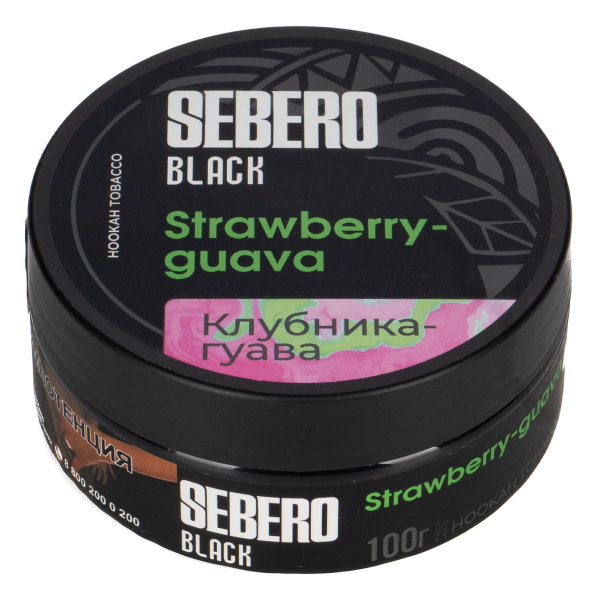 Табак Sebero Black Strawberry Guava  100 грамм в Турции