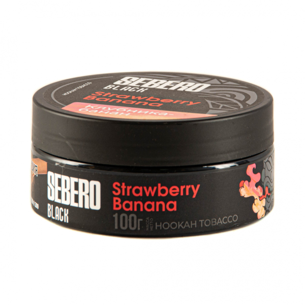 Табак Sebero Black Strawberry Banana  100 грамм в Турции