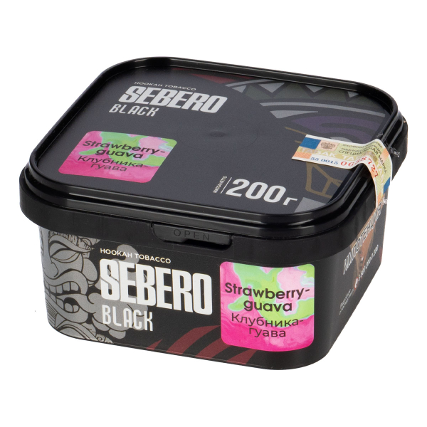 Табак Sebero Black Strawberry Guava  200 грамм в Турции
