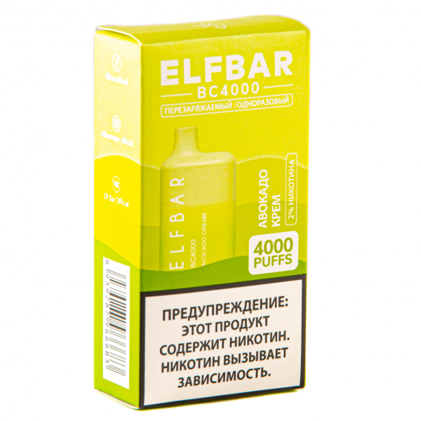 ELF BAR Avocado Cream (4000 затяжек) 20 мг в Турции