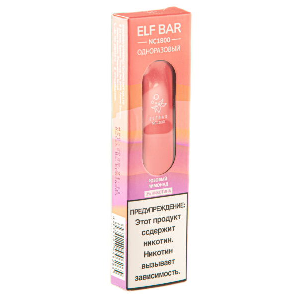 ELF BAR NC Pink Lemonade (1800 затяжек) 20 мг в Турции
