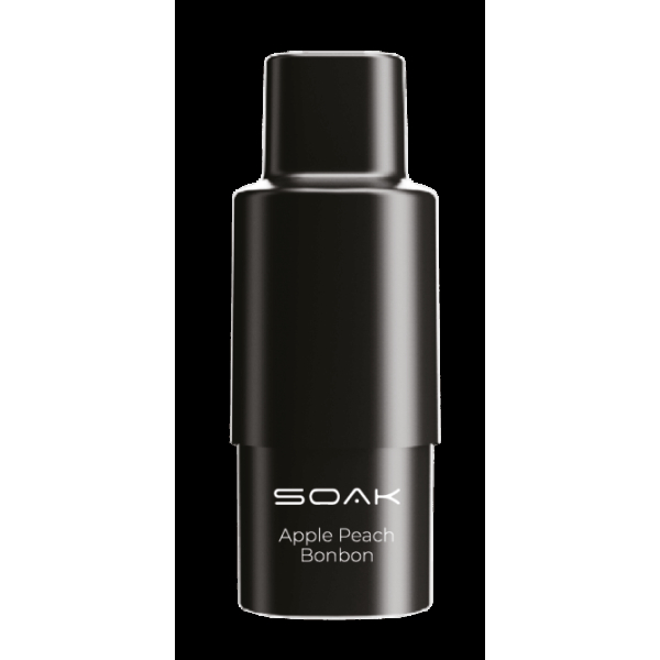 Картридж SOAK Q Яблоко-персик (1500 затяжек) в Турции