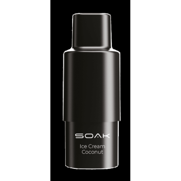 Картридж SOAK Q Кокосовое мороженое (1500 затяжек) в Турции
