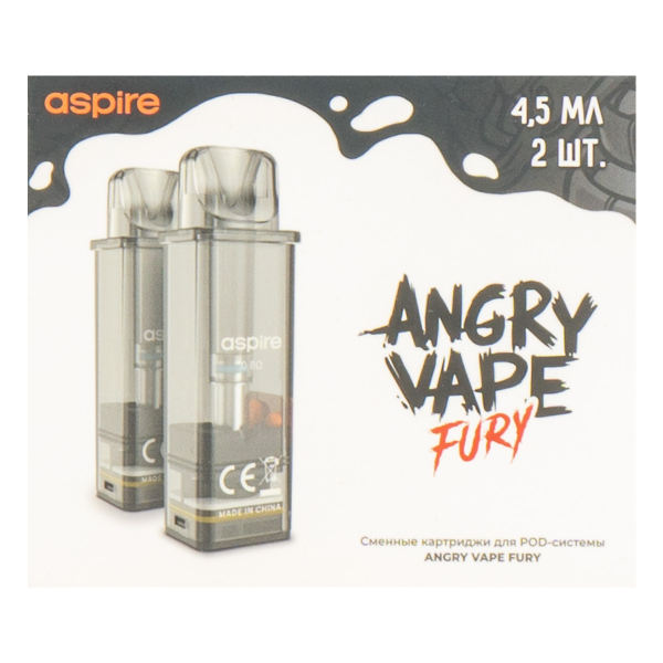 Картридж Brusko Angry Vapefury 4.5 мл (2шт) в Турции