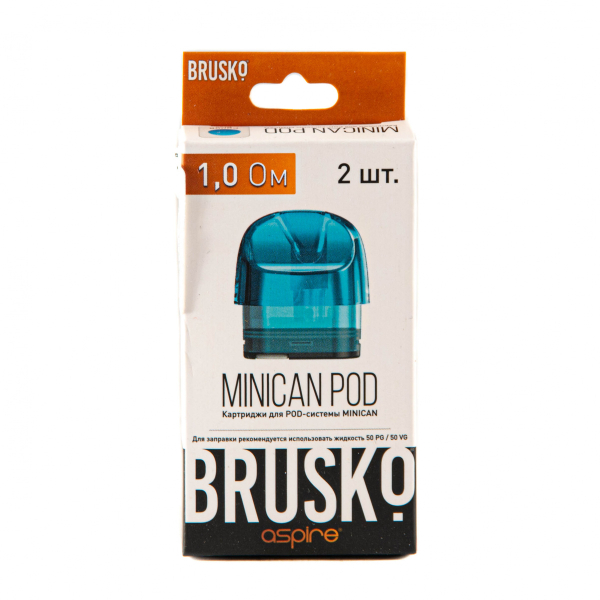 Картридж Brusko Minican синий (2шт.) 1,0 в Турции