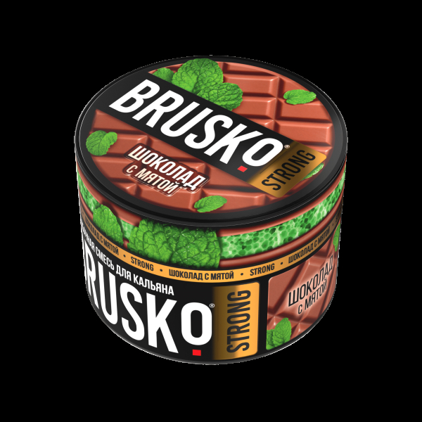 Смесь Brusko Strong шоколад с мятой  50 гр в Турции