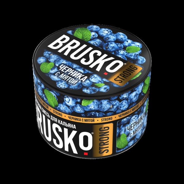 Смесь Brusko Strong черника с мятой  50 гр в Турции