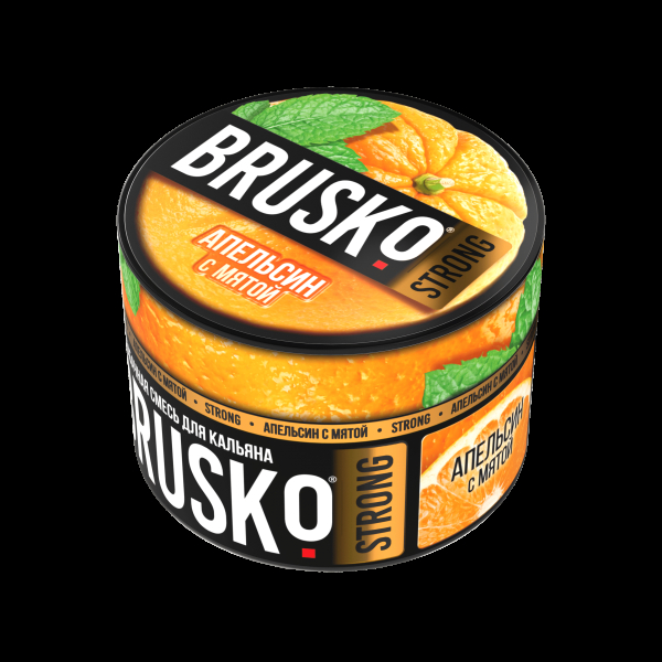 Смесь Brusko Strong апельсин с мятой  50 гр в Турции