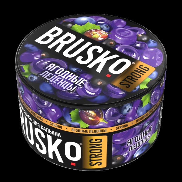 Смесь Brusko Strong ягодные леденцы  250 гр в Турции