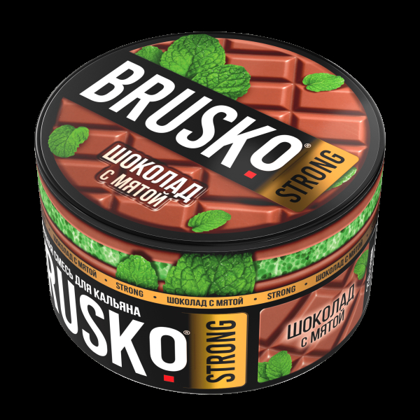 Смесь Brusko Strong шоколад с мятой  250 гр в Турции