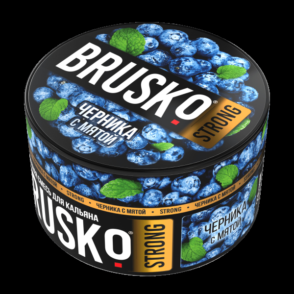 Смесь Brusko Strong черника с мятой  250 гр в Турции