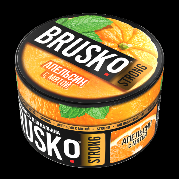 Смесь Brusko Strong апельсин с мятой  250 гр в Турции