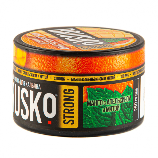Смесь Brusko Strong манго с апельсином и мятой  250 гр в Турции