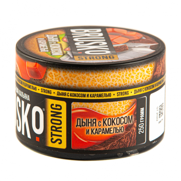 Смесь Brusko Strong дыня с кокосом и карамелью  250 гр в Турции