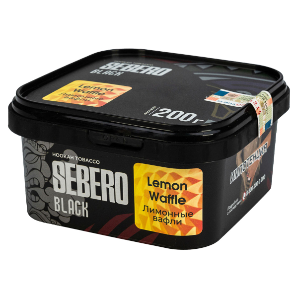 Табак Sebero Black Lemon Waffle  200 грамм в Турции
