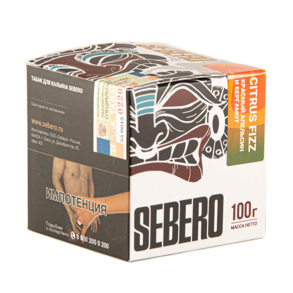 Табак Sebero Citrus fizz  100 грамм в Турции