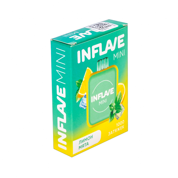 Inflave Mini Лимон Мята (1000 Затяжек) в Турции