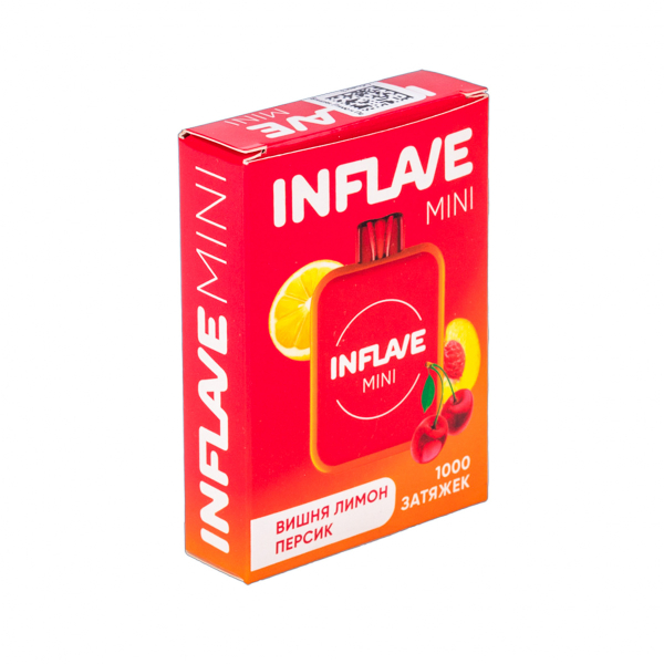 Inflave Mini Вишня Персик Лимон (1000 Затяжек) в Турции