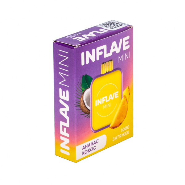 Inflave Mini Ананас Кокос (1000 Затяжек) в Турции