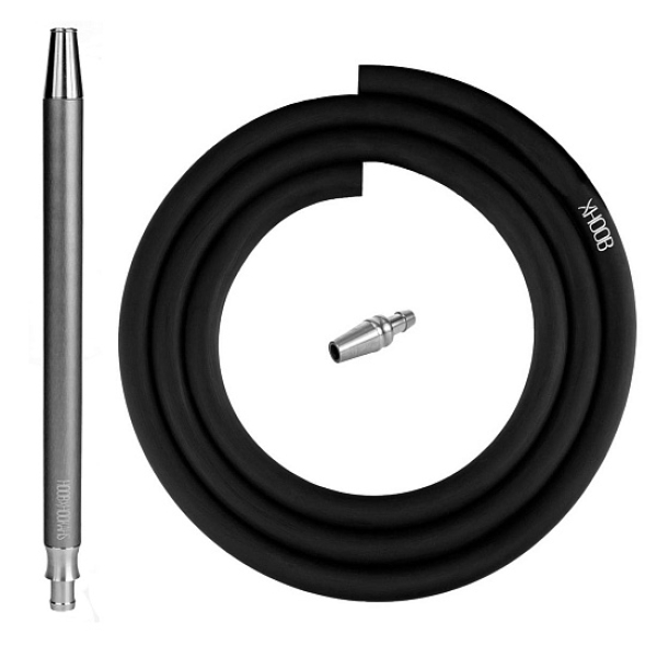 Hoob Smpl Xl Шланг Комплект Black (Черный Шланг, Мундштук, Коннектор Plug) в Турции