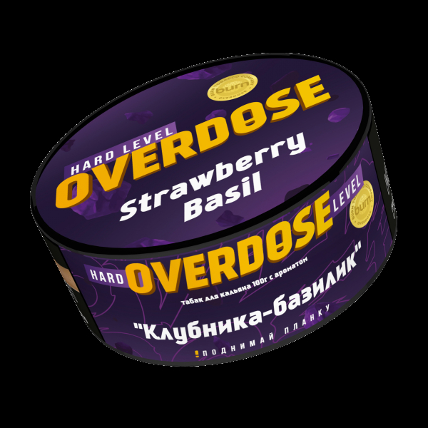 Табак Overdose Strawberry Basil  100 грамм в Турции