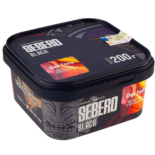 Табак Sebero Black Del Toro  200 грамм в Турции