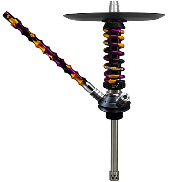 Кальян Mamay Custom Coilovers Micro Черный Пурпурно-Золотой Камуфляж  в Турции
