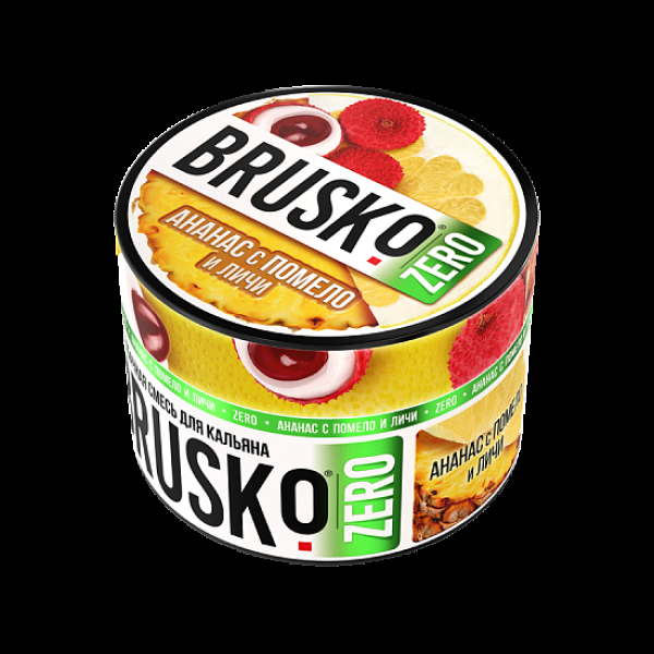 Смесь Brusko Ананас С Помело И Личи (Zero)  50 гр в Турции