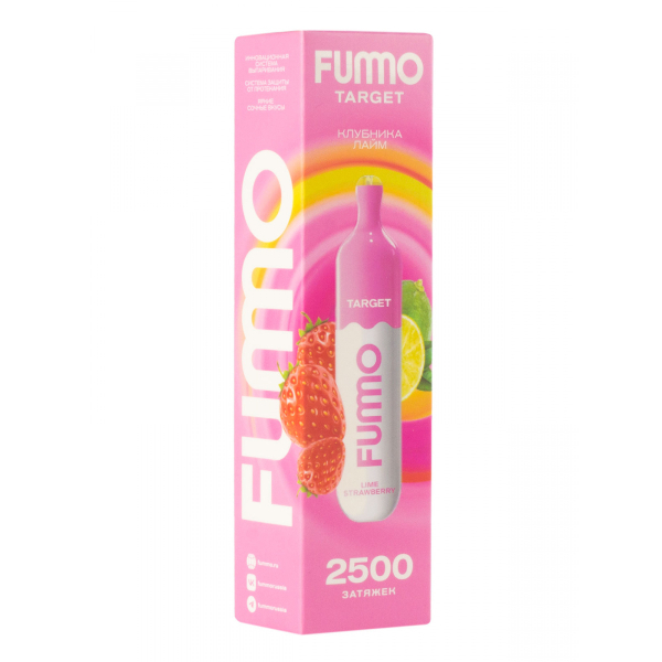 Fummo Target Клубника Лайм (2500 Затяжек) в Турции