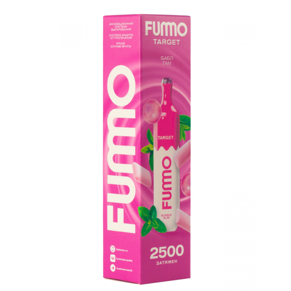 Fummo Target Бабл Гам (2500 Затяжек) в Турции