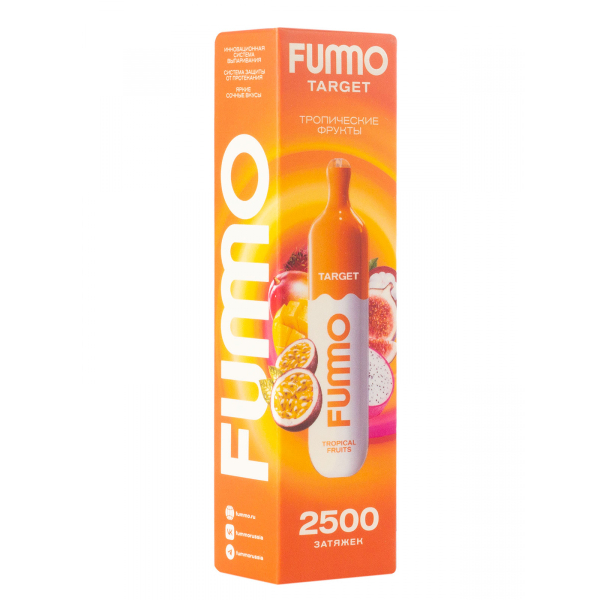 Fummo Target Тропические Фрукты (2500 Затяжек) в Турции