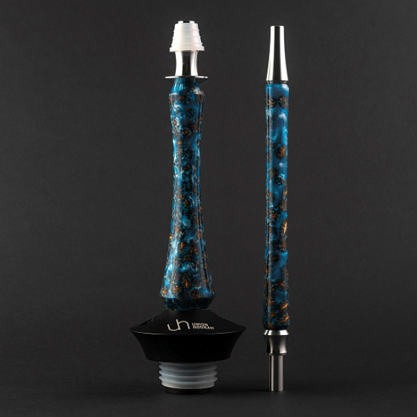 Кальян Union Hookah Sleek Акрил С Шишками Голубой   в Турции