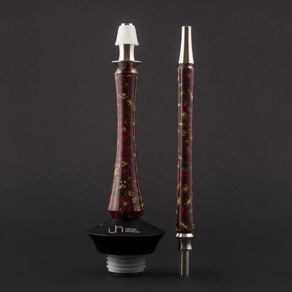 Кальян Union Hookah Sleek Акрил С Шишками Красный   в Турции