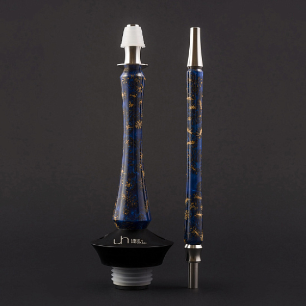 Кальян Union Hookah Sleek Акрил С Шишками Синий  в Турции