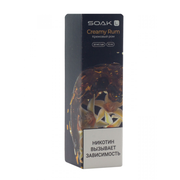 Жидкость Soak Creamy Rum 10 Мл 2 Мг в Турции
