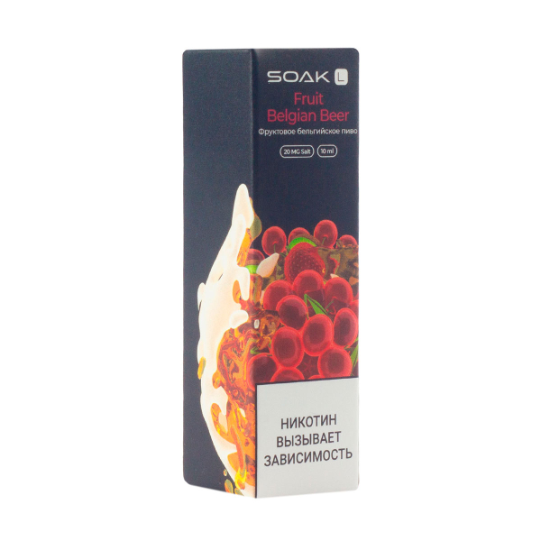 Жидкость Soak Fruit Belgian Beer 10 Мл 2 Мг в Турции
